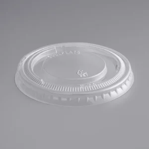 2oz. Clear Plastic Sauce Cup Lip - 2500/Case/02AL