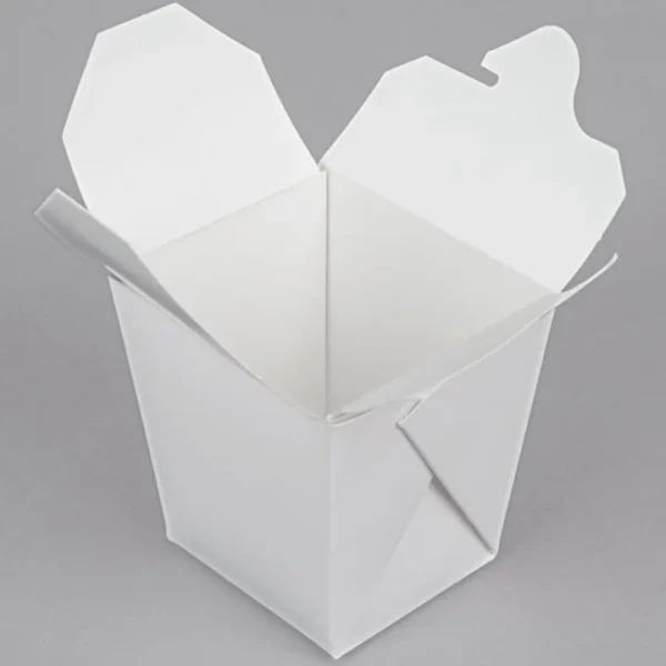 8 oz. White Microwavable Paper Food Pail/400pc/TGP8