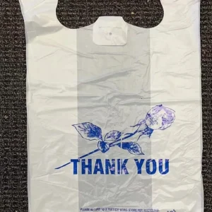 White-Thank you-12*7*22- T-Shirt Bag - 500/Case/TBB04