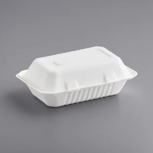 9*6”-Sugar Cane Hinged Take-Out Container - 250/case/SG96