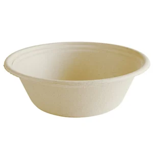 32oz-Round- Compostable Bagasse-Microwavable BOWL/300/CASE/MW-081