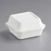 6”-Sugar Cane Hinged Take-Out Container - 500/case/SG61