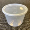 Clear-Round Microwavable Plastic- Container Combo Pack - 120/Case/64oz-C64