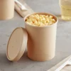 Kraft Paper Food Cup with Vented Lid 16oz/250/case/CP16