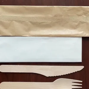 3 IN 1 Wood cutlery 500/case/FSKN602